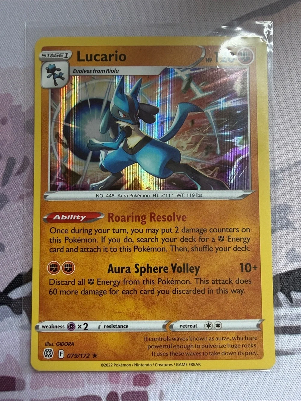 Riolu Lucario Reverse Holo Holo Evolution Pokémon Card Lot TCG ✨5/$25✨